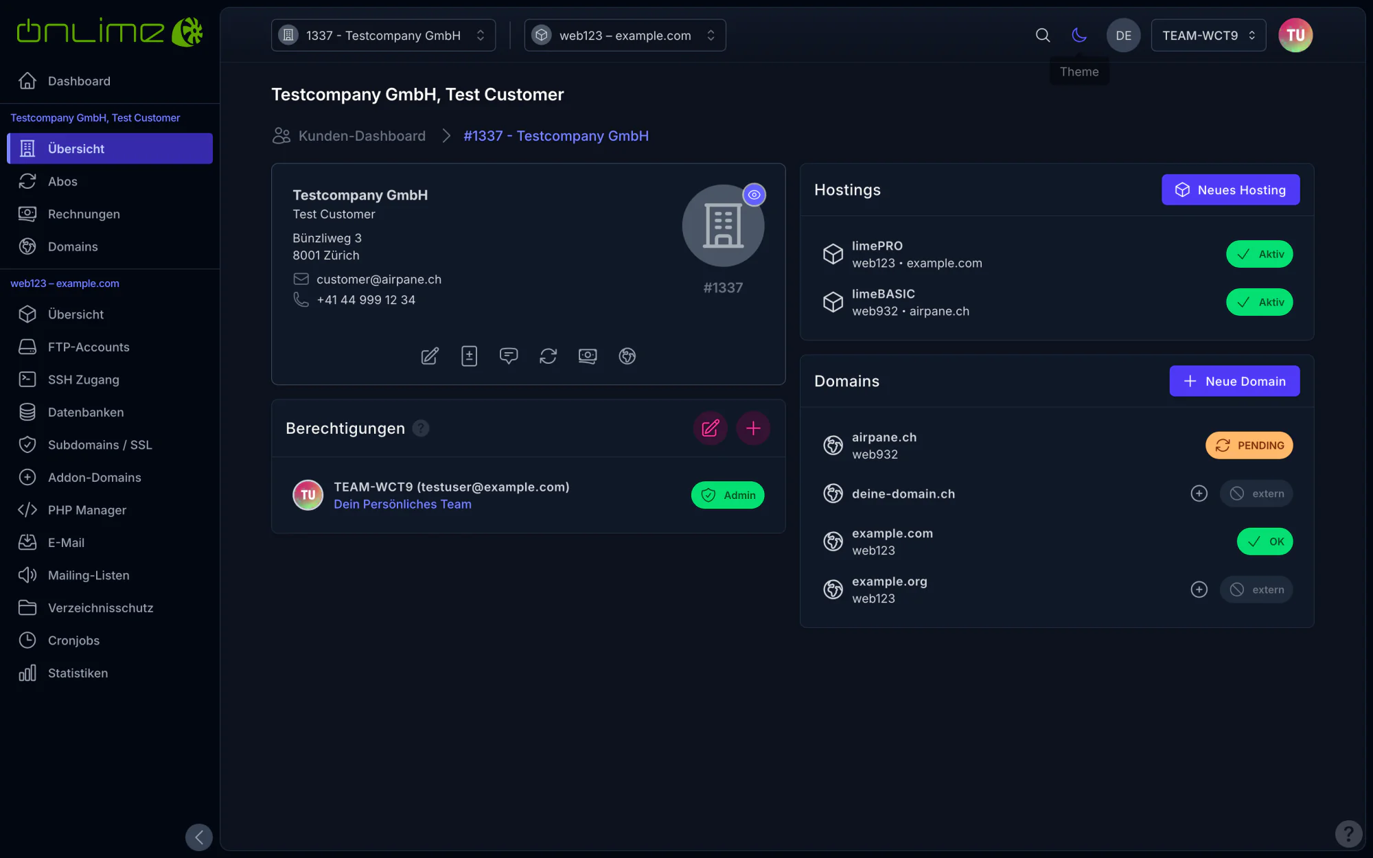 Customer Overview