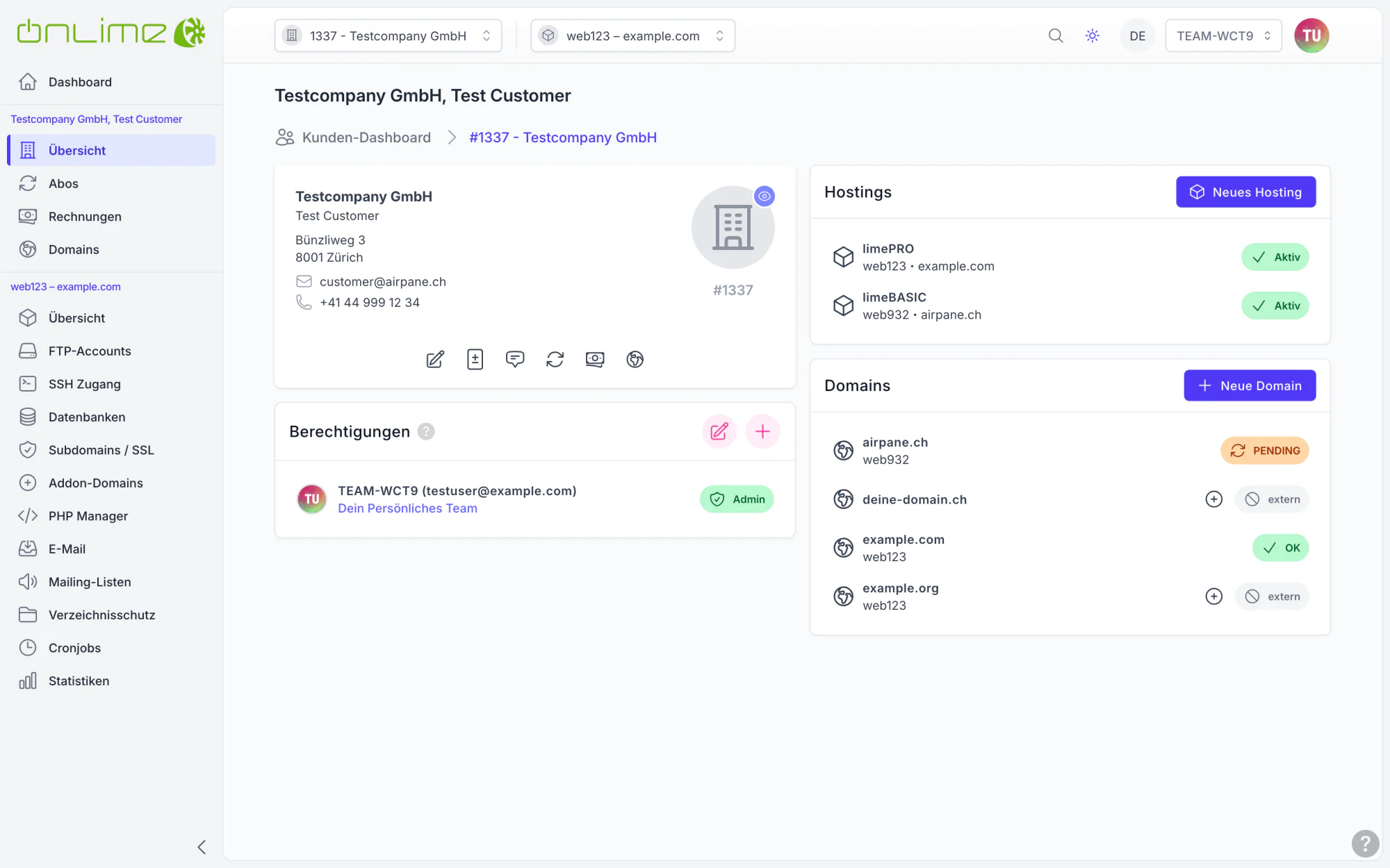 Customer Overview