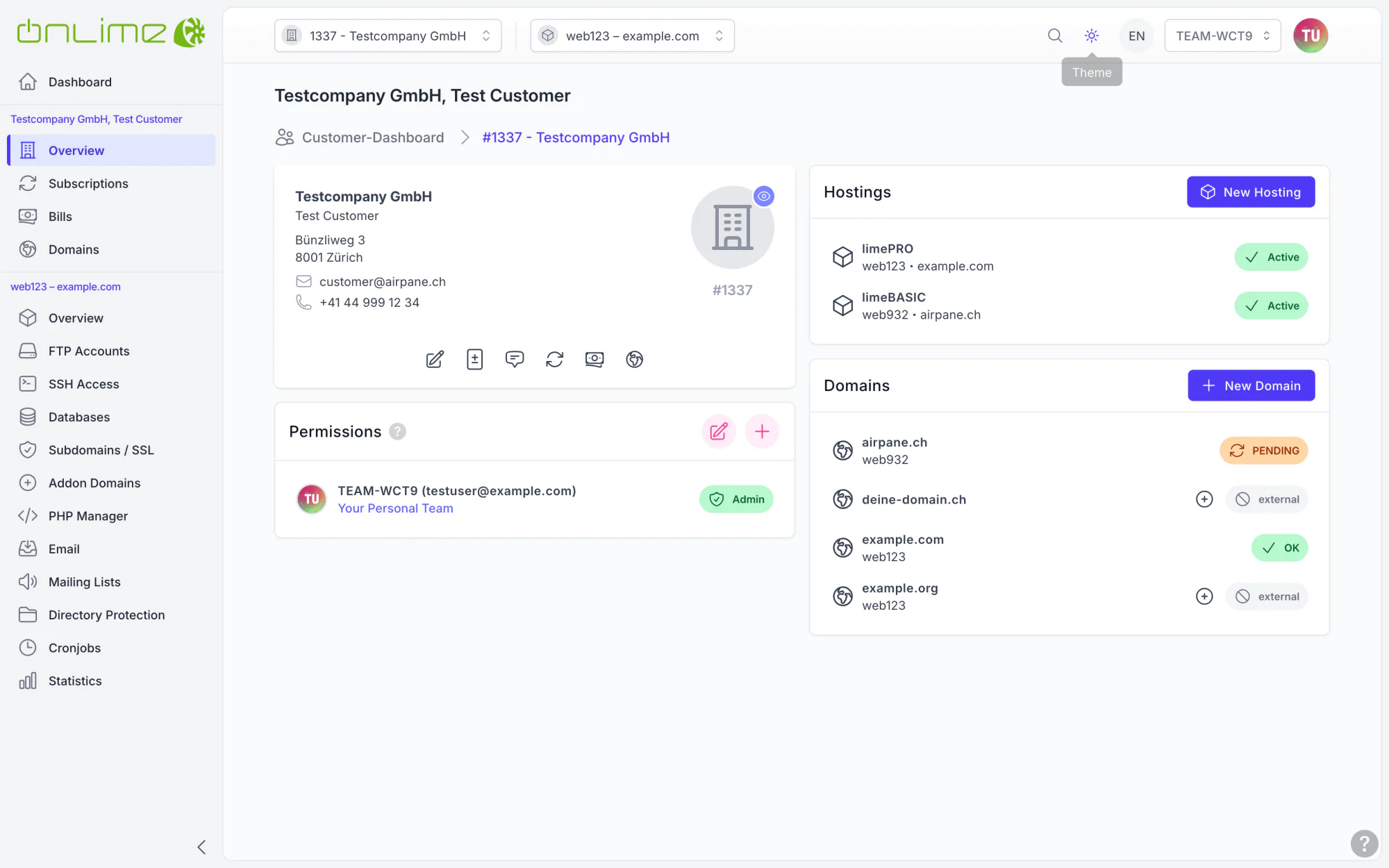 Customer Overview