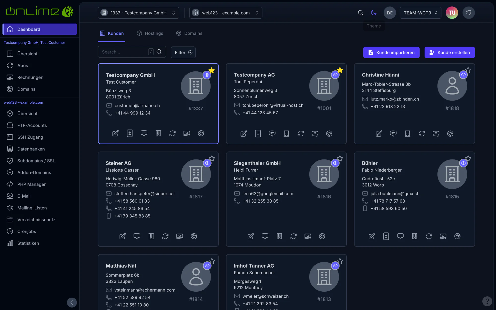 Dashboard