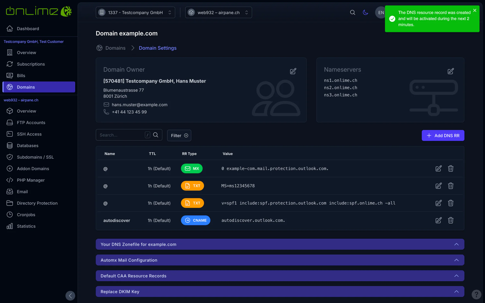 DNS Manager