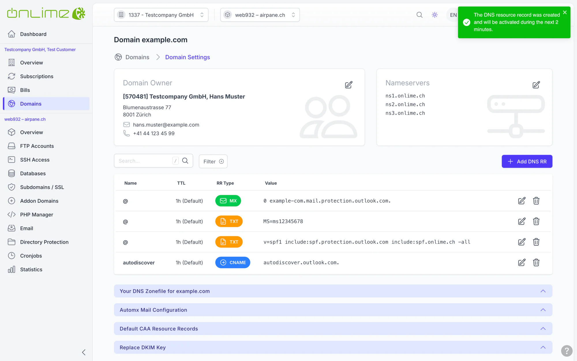 DNS Manager