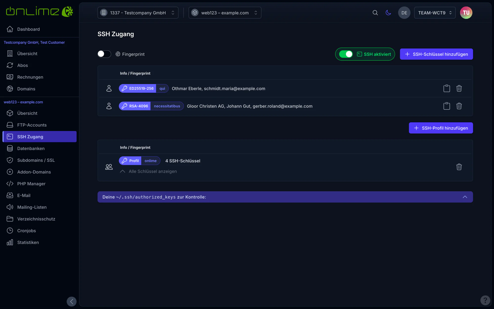 SSH Access