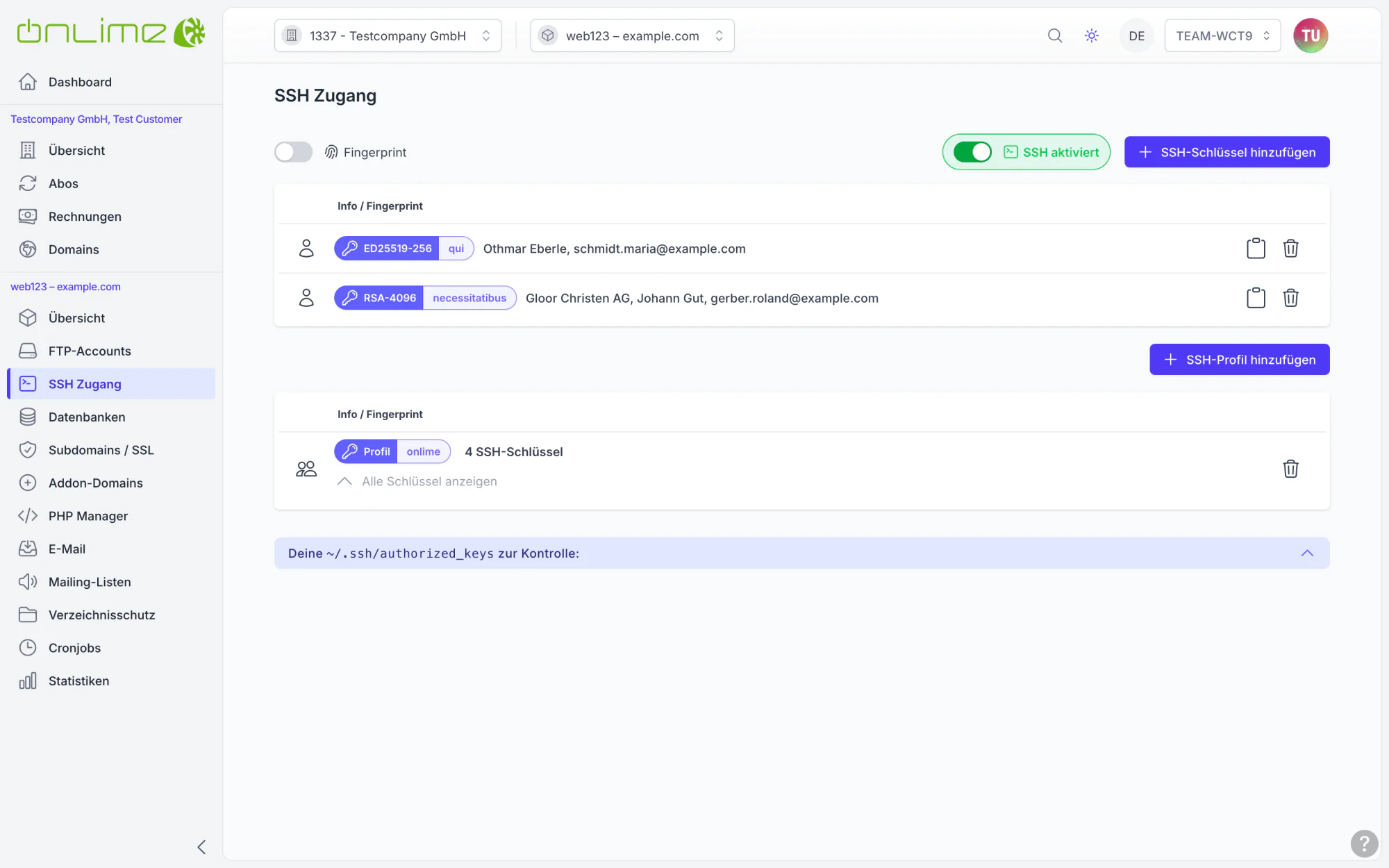 SSH Access