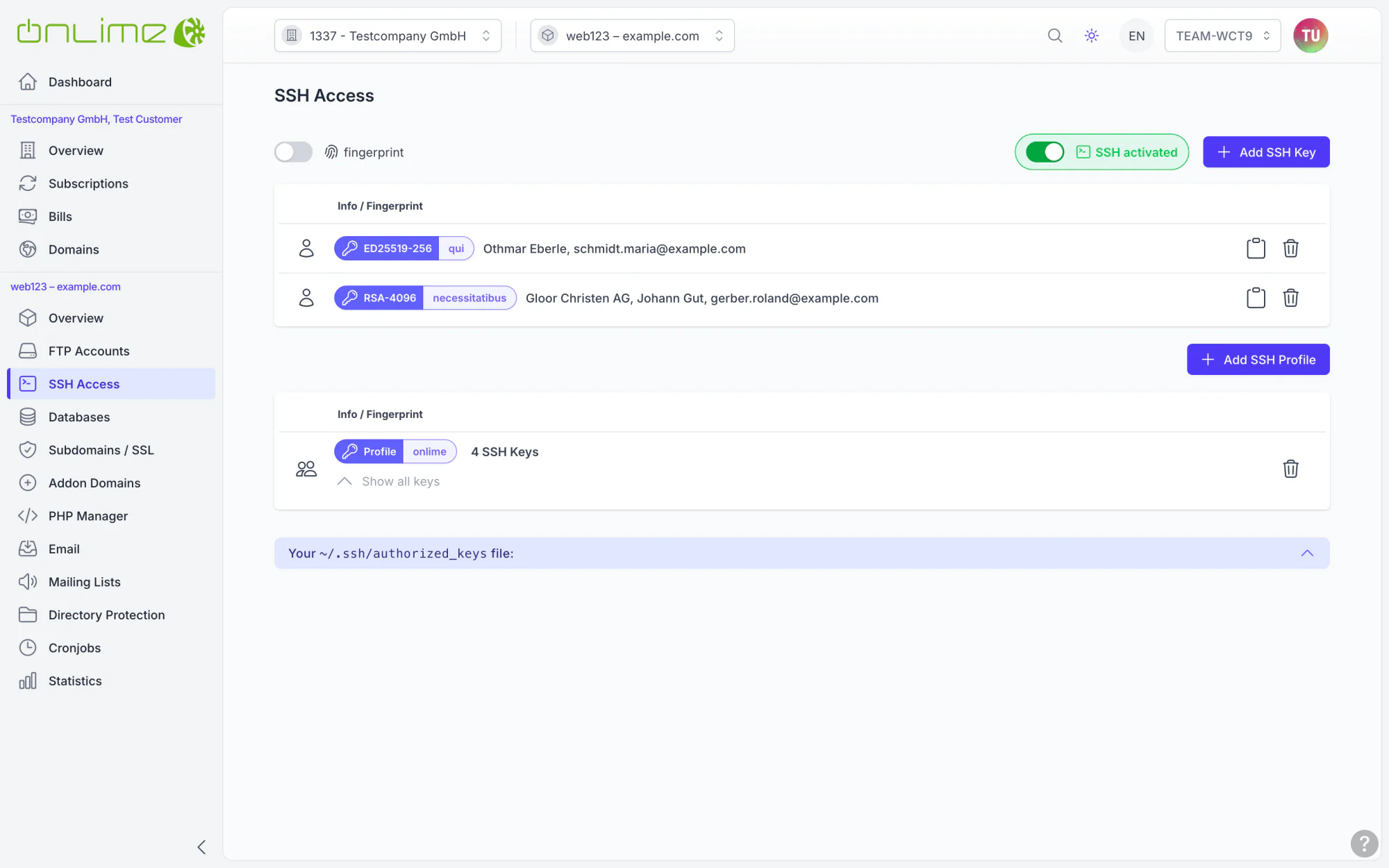SSH Access