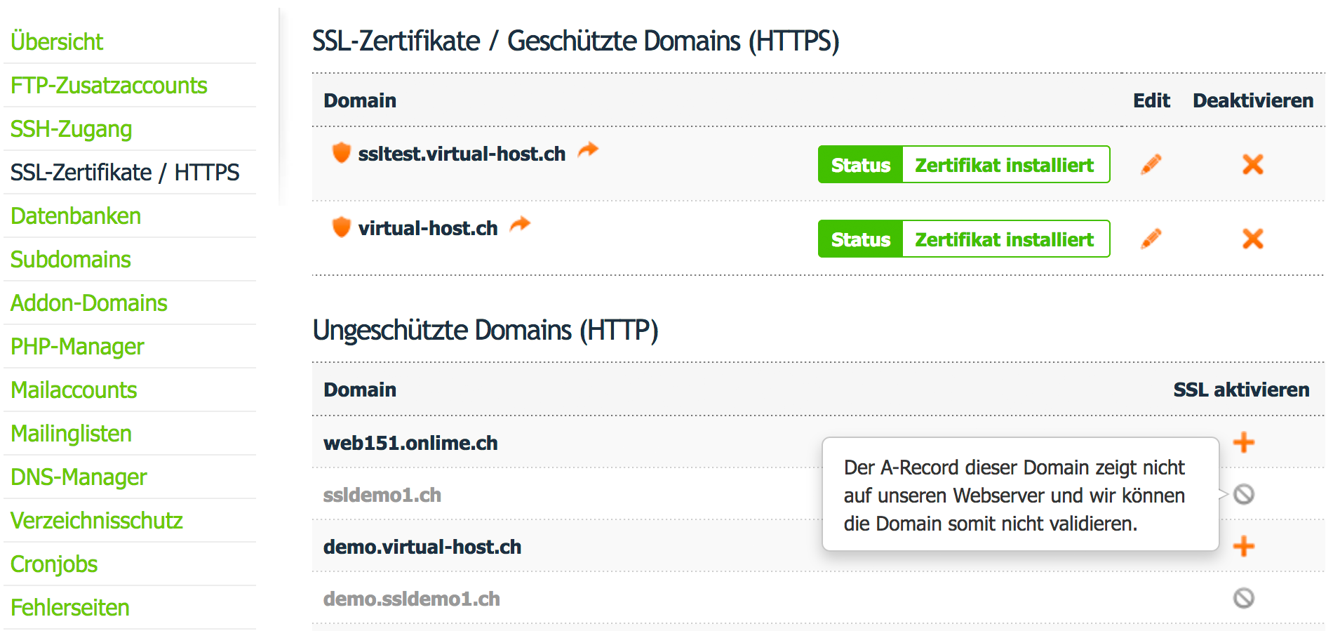 SSL-Zertifikat erstellen